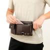 Men's Casual Waist Bag Leather Multifunction Chest Bag CLE