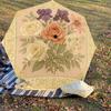 1PC Floral Pattern Umbrella-8-Rib Reinforced Portable Folding Travel Suitable for All Seasons Outdoor Daily Use Is an Ideal Choice  -K0351