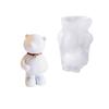 3D Lovely Bear Flexible Silicone Mold for Crafting Supplies Unique Designs Resin And Gypsum Decorations Daily Use