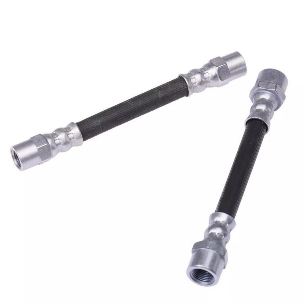 2Pcs Rear Brake Line Hydro Boost Hose Under Hood 34321162612 For BMW 525i 528i