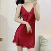 Sexy pajamas women's midnight charm suspender nightdress pure desire temptation summer ice silk pajamas private sex skirt