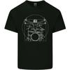 Vitruvian Drummer Funny Drumming Kids T-Shirt Childrens