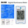 SNAKOL SK-8100/8101/8102 Mini Digital Lux Meter with Temperature and Humidity Monitoring Type-C Charging Portable Lux Meter