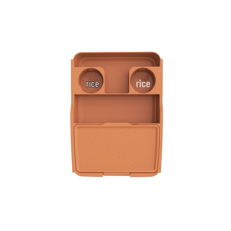 Leapmotor D19 Console Storage Box - Double Layer Silicone Organizer for Car Interior