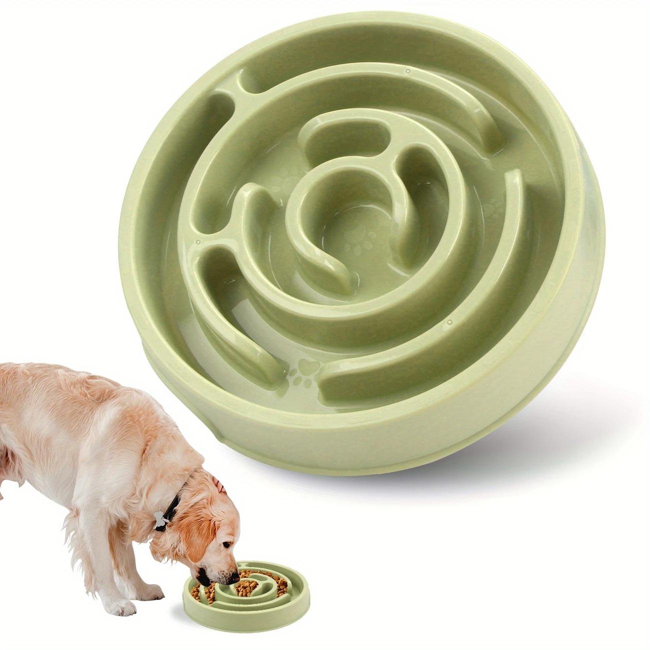 

Pet Cat Dog Slow Food Bowl Anti-choking Food Bowl Puzzle Snack Bowl for Neck Protection Plastic Multiple Colors Dog Accessories зелёный