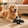 Halloween Themed Dog Gifts Latex Skeleton Toy, Squeaky Chew Mummy Soft Elastic Pet Toys Bat Shapes, Interactive Toy for Aggressive Chewers Funny