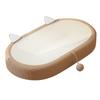 Cat Scratcher Bed Oval 4 Seasons Universal Prevents Flaking Abrasion Resistant Cat Scratch Pad Bowl