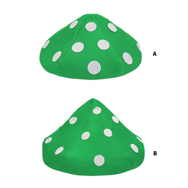 Halloween Mushroom Hat Headgear Adorkable Funny Head Cover for Masquerade Halloween Adorkable Cartoon Hat Headgear