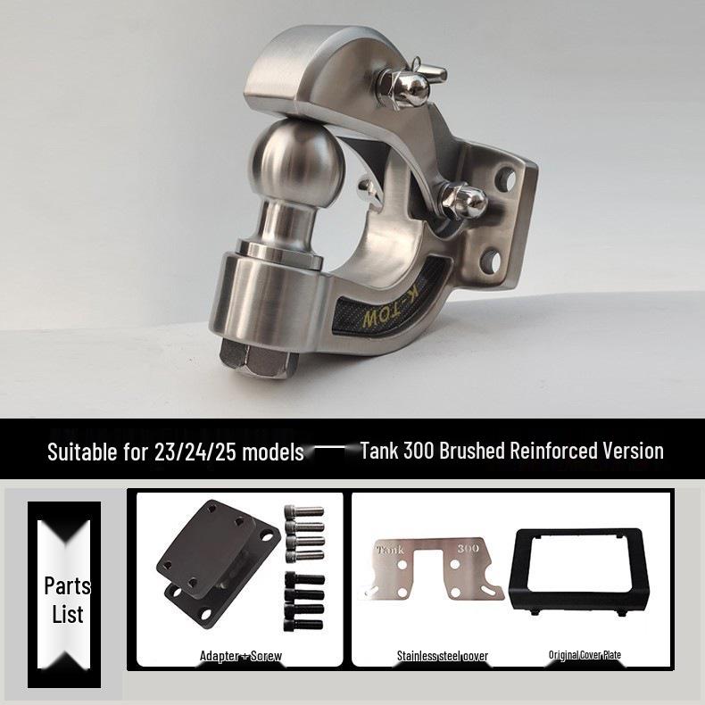 Premium 304 Stainless Steel Tow Hook for Tank 300, Patrol Cruiser, Land Cruiser, and Universal Rogue