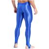 Damen Plus Size Glänzende Steg-Leggings Hoher Bund Elastischer Bund Strumpfhosen