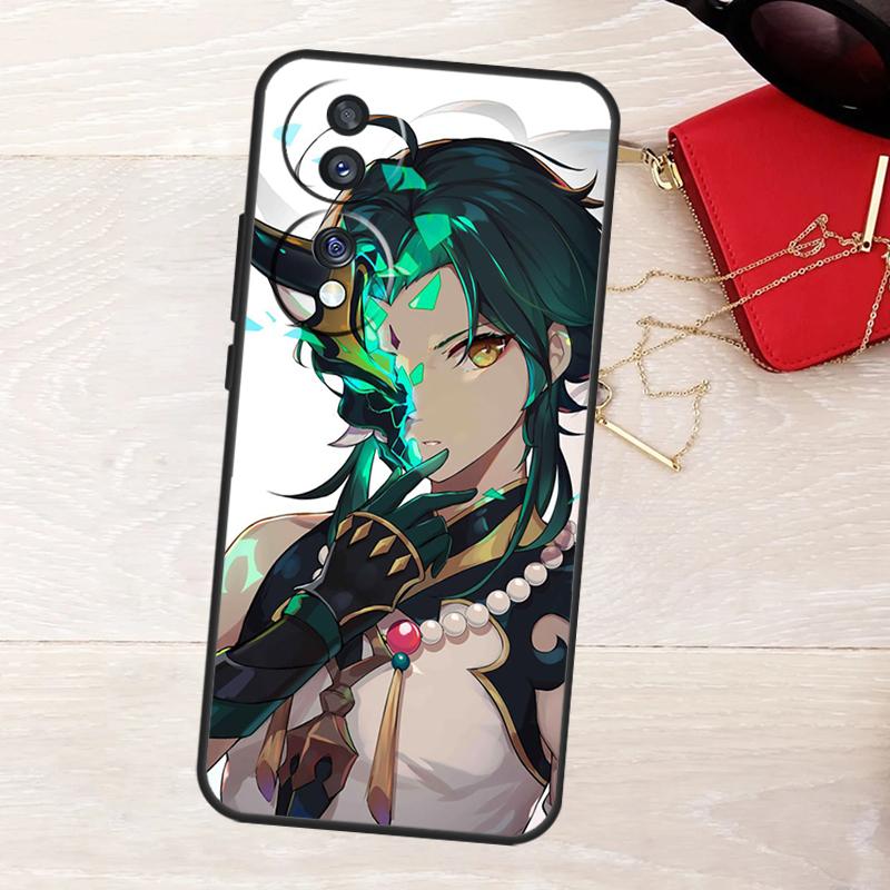 Genshin Impact Xiao Case For Honor Magic 8 5 6 7 Lite X9a X9b X9c X9d X8b X8c Win RT 50 70 90 200 400 Pro Cover