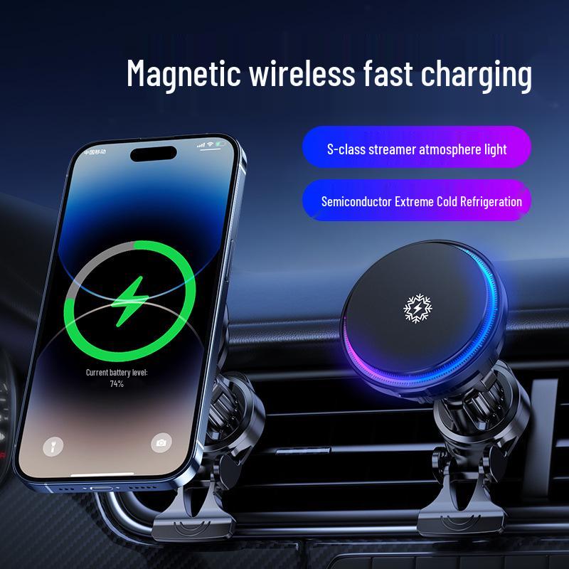 2023 Wireless Magnetic Phone Cooler with Semiconductor Refrigeration