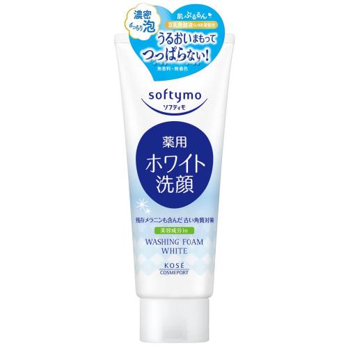 Softimo KOSE White Medicated Facial Cleansing Foam 150g Set of 3 + 1 Nasal Plug Pack Bonus included