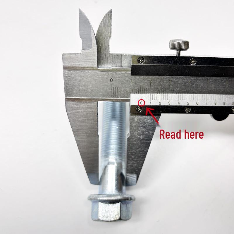 130 Rear Axle High-Strength Flange Bolt with Anti-Loosening Disc, Coarse Threads 10 & 12
