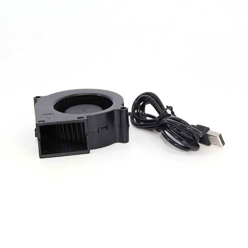 5V USB DC 7,5cm 7530 7515 75x35mm 75x15mm Vzduchový turbo ventilátor Přenosný ventilátor na grilování s rychlostí pro venkovní kempování a vaření