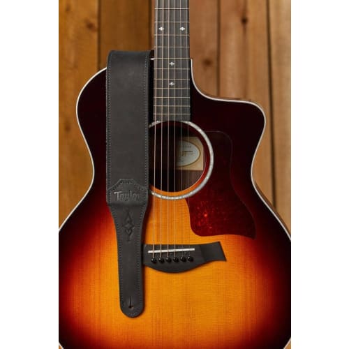 Taylor Strap Black Sand Suede 2.5" Black, 2.5