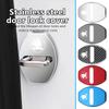 For 4PCS Car Door Lock Cover Stainless Steel Protection Accessories Rapid Octavia Derivative Enyaq-iV VisionS Yeti Scala