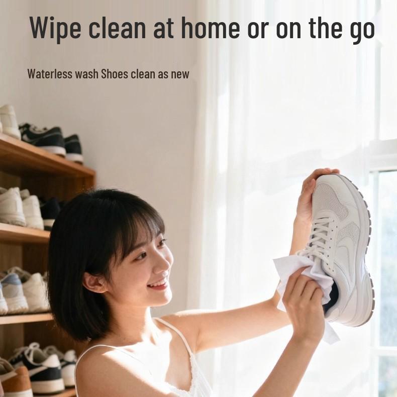 

Получите 3 упаковки! Одноразовые салфетки для чистки обуви, Портативный очиститель пятен, не требующий смывания