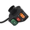 22mm Motorcycle Switch Accessories Black Button DC 12V