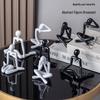 Nordische minimalistische abstrakte Figurenornamente - Hochwertige Texturdekoration für Wohnzimmer, Büro oder Arbeitszimmer.