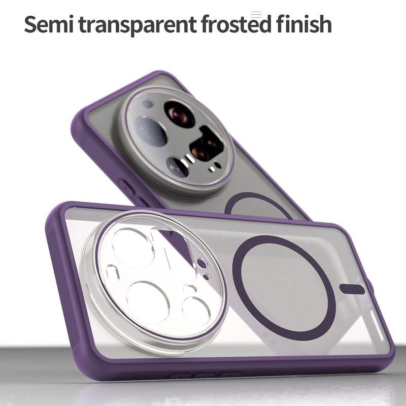 For Xiaomi 15 Ultra Case Semi-Transparent Frosted Matte PC+TPU Anti-fingerprint Translucent Cover for Xiaomi Mi 15 Ultra xiaomi 15 ultra
