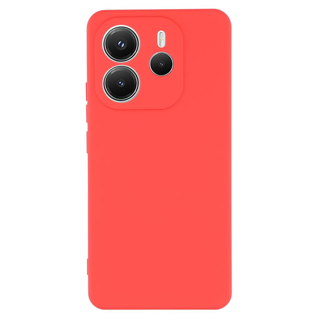 For Xiaomi Redmi Note 14 4G (163.25mm) Case TPU Back Soft Anti-Scratch Fiber Lining Phone Cover