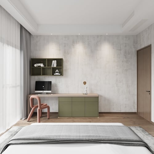 Boobest 80cm Wide X 4m Long Concrete Wallpaper Sticker, Light Gray, Heat-resistant, Peel-off, Self-adhesive, Waterproof, and Stain-resistant for Concr