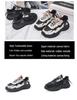 2025 Spring Korean Style Men's Breathable Mesh Sneakers, Versatile Thick Sole Non-Slip Running Shoes