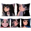 1 Stück A-AOKIZY Animationskunst Kissenbezug Quadratisches Kissen Schlafzimmer Sofa Freizeit Komfortkissen Auto Wohnzimmer Heimdekoration 40X40
