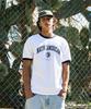 Peullukeu American Vintage Ringer T-Shirt White Fst357