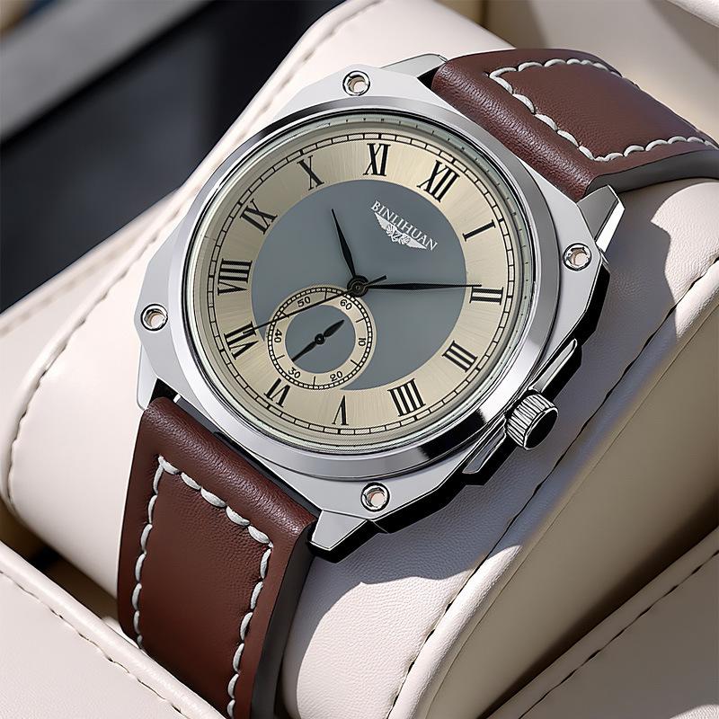 JYL Men's Watch Business Waterproof Cross-border Leather Strap