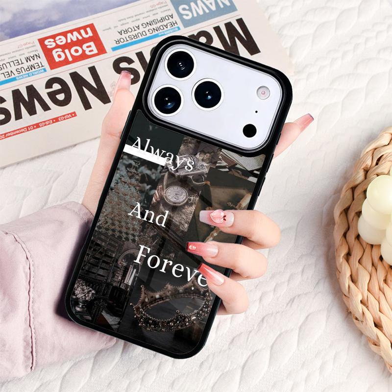 The Vampire Diaries Always And Forever Phone Case For IPhone 17 16e 15 14 13 12 11 Pro Max Air Mini Soft Protective Cover