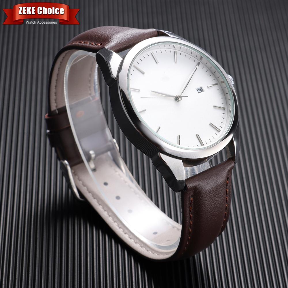 Lässiges echtes Leder-Uhrenarmband 12/13/14/15/16/17/18/19/20/21/22/23/24mm Ersatz-Kalbsleder-Armbänder für Damen-Armbanduhr
