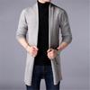 Men's Long Cardigan Sweater Men Slim Knit Pull Male Knitted Coats Male Solid Harajuku Casual Streetwear Sweaters