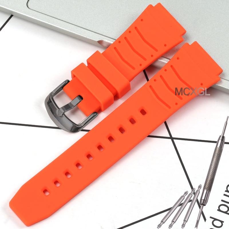 Men's Silicone Watch Strap Replacement Fit for Casio PRG-80 PAG-80 PRW-1000 PRW-1100 Rubber Watch Bands Wristband Bracelet