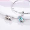 925 Silver Temperature Sensitive Chameleon Fashion Charm Beads DIY Bracelet Necklace Birthday Jewelry Gift