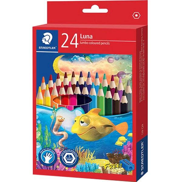 

Цветной карандаш Staedtler Luna Jumbo 139C24, 24 цвета, 1 набор, корейские игрушки