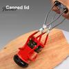 Canning Jar Grabber Tool Stainless Steel Tongs, Multipurpose Kitchen Lifter Plate Bowl Safe Handling Gripper, Non Slip Heat Resistant Clamp