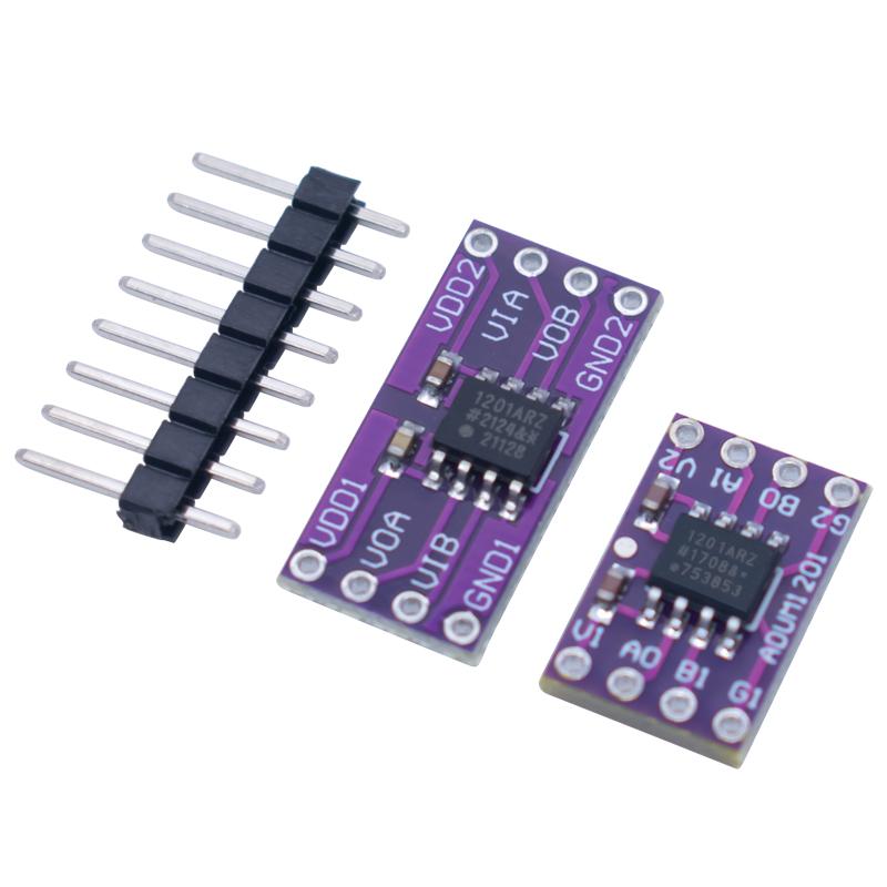 ADUM1201 Magnetic Isolator Module Long/Short Distance Replace Optocoupler SPI Isolation Board SOIC-8