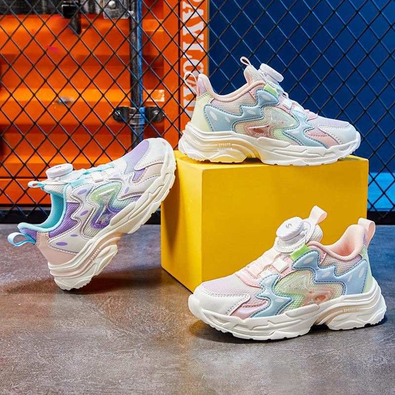 

Модная повседневная детская обувь для девочек, легкая и дышащая спортивная обувь