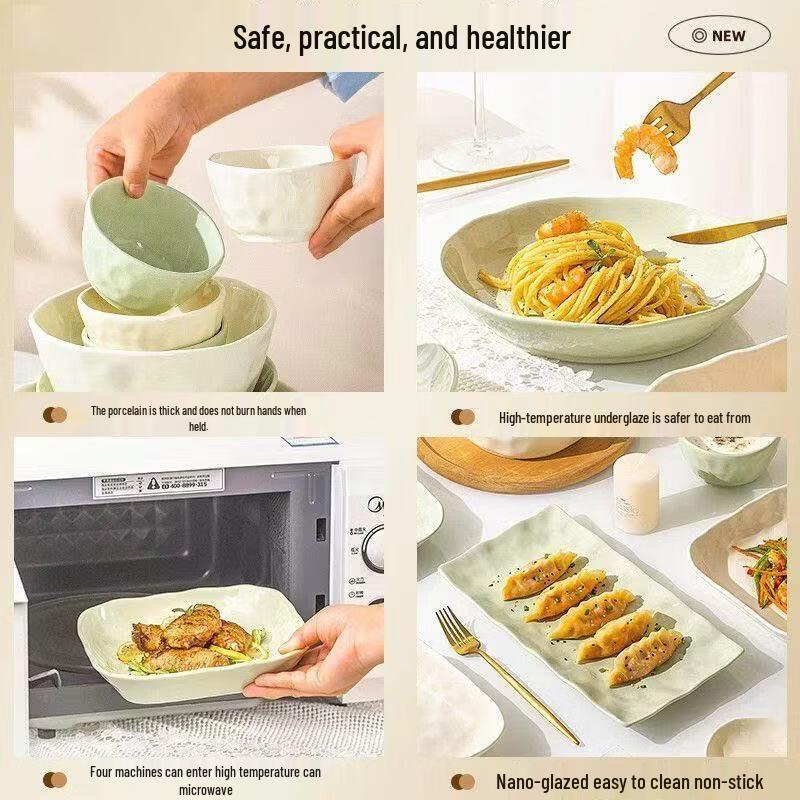Cream Style Ceramic Dinnerware Set