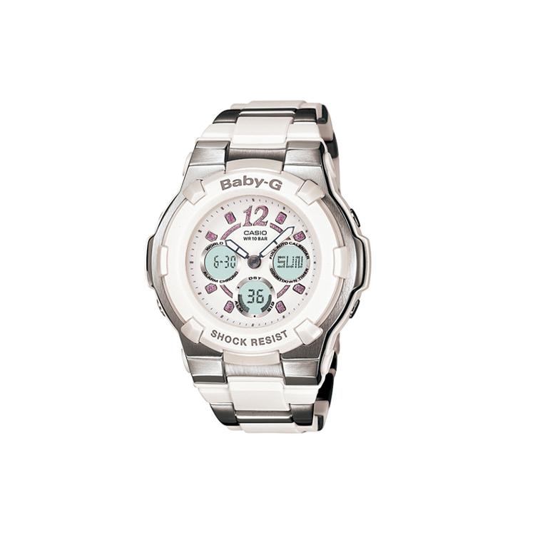 CASIO Women s BABY-G White Watch BGA-112C-7B BGA-112C-7B