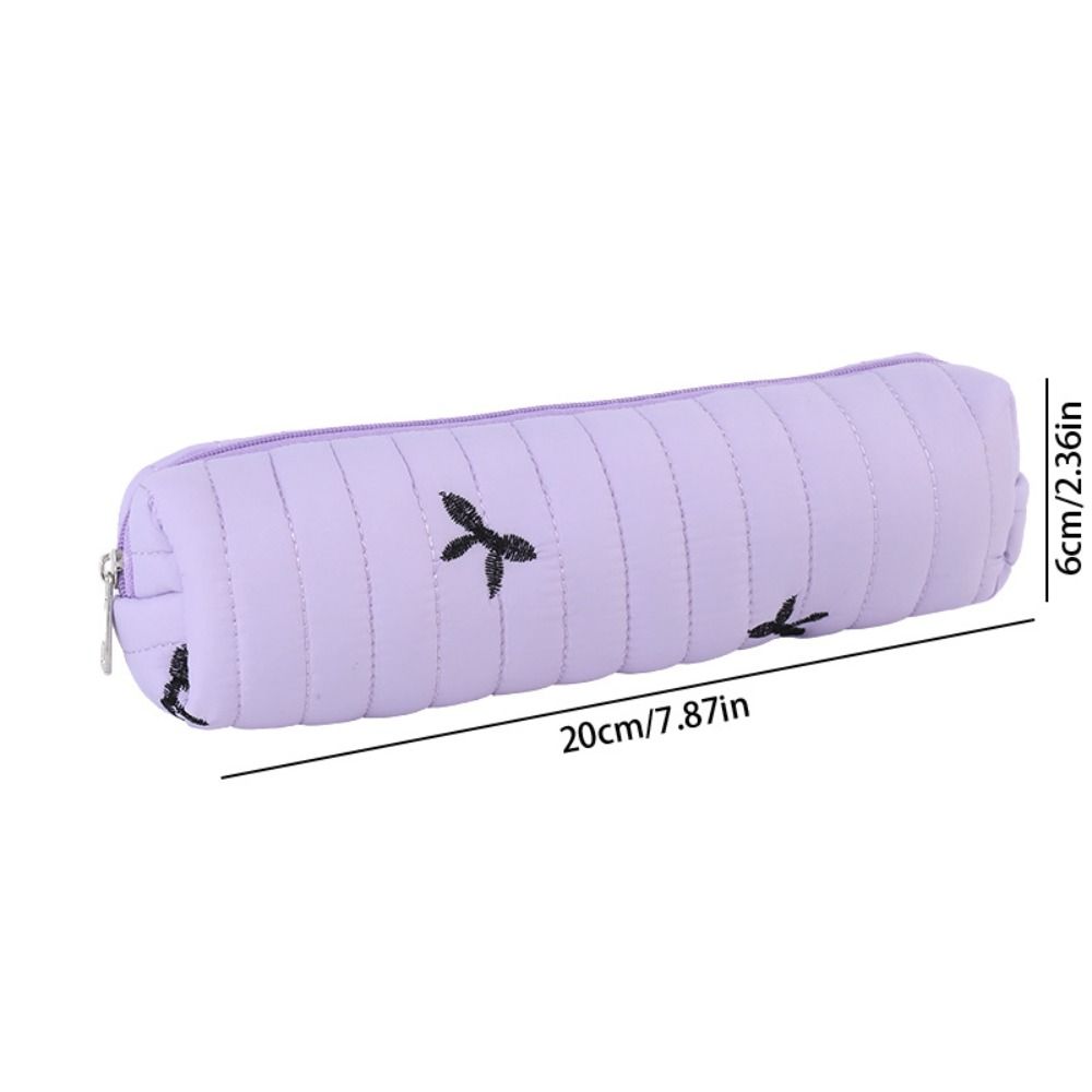 Zipper Pen Bag Soft Touch Stationery Bag New Pencil Case  School Supplies