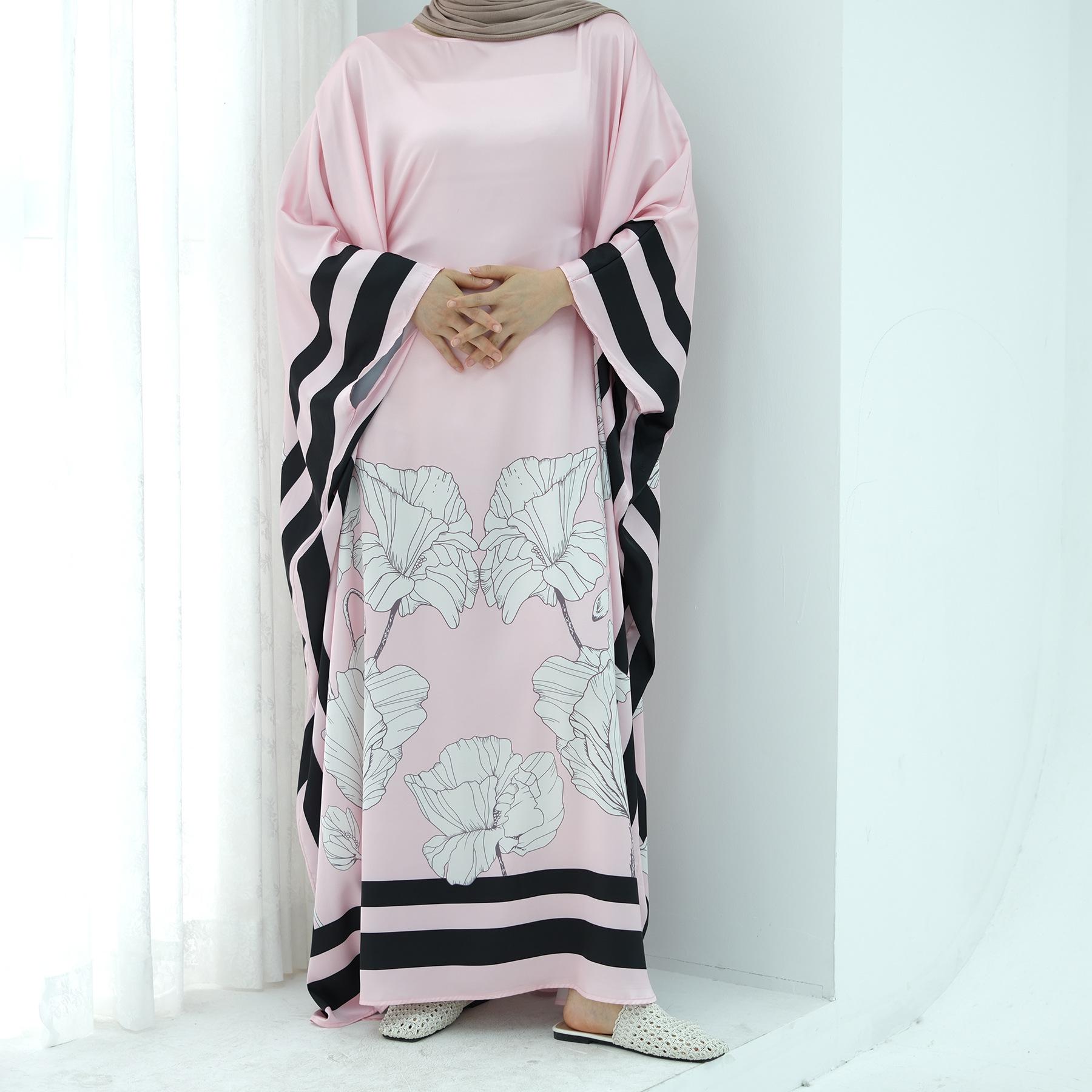 Aiyirui Plus Size Printed Long Sleeve Dress 999 One Size (Free)