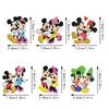 6Pcs Mickey Minnie Series Diamond Art Fridge Magnet Diamond Painting Refrigerator Magnet Diamond Painting Fridge Magnet for Adults Beginners