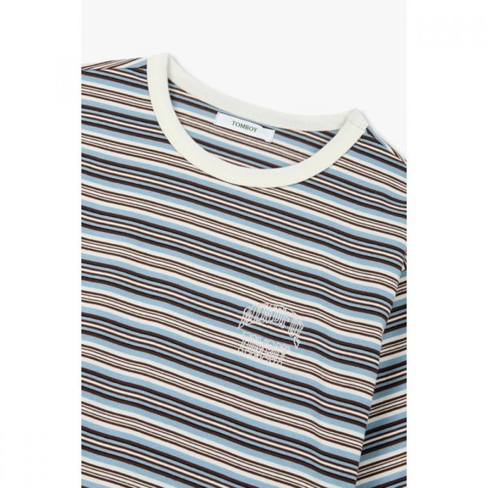 STudio Tomboy STripe ShorT Sleeve T shirT  9176322976cT 