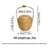 Fine Woven Storage Basket Mini Decorative Nut Basket Creative Handmade Basket  Home Decor