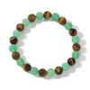 Tiger's Eye Stone Green Bracelet Women's Jewelry Handmade Beaded Bracelet with Hanfu