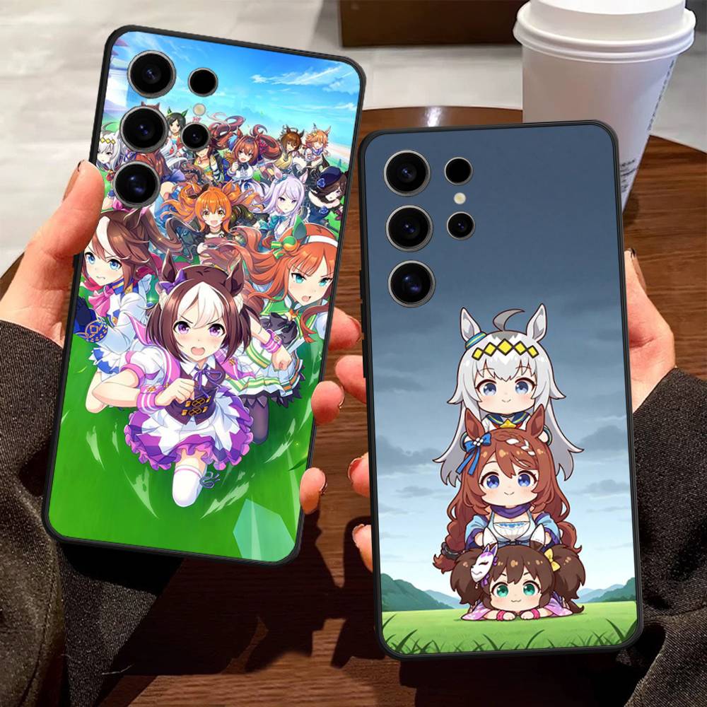 Pretty D-Derby Uma Musume Case For Samsung Galaxy Case S25 S23 S22 S21 S30 S20 S10 Ultra Plus FE TPU Soft Cover