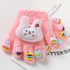 2025 New Children's Gloves To Keep Warm In Autumn and Winter, Girls and Boys with Separate Fingers and Plush Cute Baby Plush Five-finger Cover
